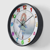 ベビーガール 壁時計 (傾斜)