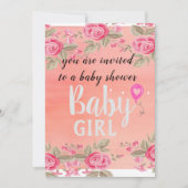 ベビーガール 案内状 (正面)