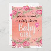 ベビーガール 案内状 (正面/裏面)