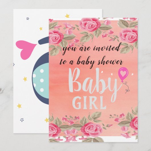 ベビーガール 案内状 (正面/裏面)