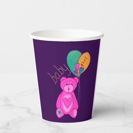 ベビーガール 紙コップ (裏面)