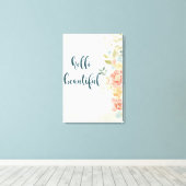 ベビーガールI キャンバスプリント (インサイチュ (ウッドフロア))