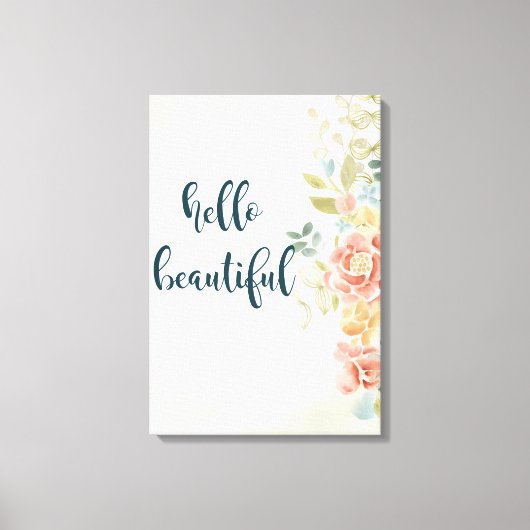 ベビーガールI キャンバスプリント (正面)