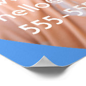 ベビーキッズスイミングレッスクラスレジャー先生 ポスター (角)