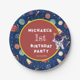 ベビーキッズフジット宇宙Any Age Birthday Party ペーパープレート