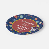 ベビーキッズフジット宇宙Any Age Birthday Party ペーパープレート (アングル)