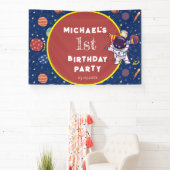 ベビーキッズフジット宇宙Any Age Birthday Party 横断幕 (インサイチュ)