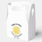 ベビーキッズ1stバースデーレモンスライス名前を追加する日付m フェイバーボックス (オープン)