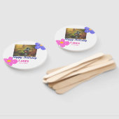 ベビーキッズ1st誕生日の追加name date追加フォト ハンドファン (組立なし)