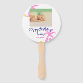 ベビーキッズ1st誕生日の追加name date追加フォト ハンドファン