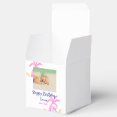 ベビーキッズ1st誕生日の追加name date追加フォト フェイバーボックス (オープン)