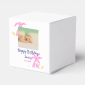 ベビーキッズ1st誕生日の追加name date追加フォト フェイバーボックス (裏面サイド)