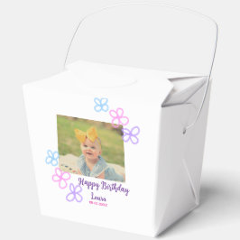 ベビーキッズ1st誕生日の追加name date追加フォト フェイバーボックス