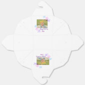 ベビーキッズ1st誕生日の追加name date追加フォト フェイバーボックス (見開き)