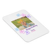 ベビーキッズ1st誕生日の追加name date追加フォト マグネット (右側)