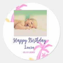 ベビーキッズ1st誕生日の追加name date追加フォト