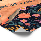 ベビーキツネウッドランドコテージコアフローラ ポスター (角)