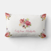 ベビーキツネピンクフローラ ランバークッション (裏面)