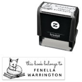 ベビーキツネブックNook Ex Libris Stamp セルフインキングスタンプ (インサイチュ)