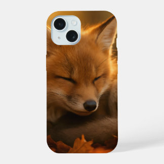 ベビーキツネ紅葉 iPhone 15ケース
