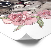 ベビーキテン ローズ パーソナライズ ポスター | 壁掛けプリント (角)