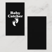 ベビーキャッチャーミッドウィフキュートドゥラ誕生 名刺 (正面/裏面)