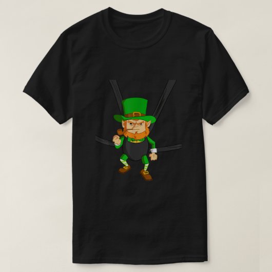 ベビーキャリアシャツstパディおもしろいスdのleprechaun tシャツ (デザイン正面)