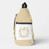 ベビーキャリッジクレストモノグラム |中立ベビー スリングバッグ (正面)
