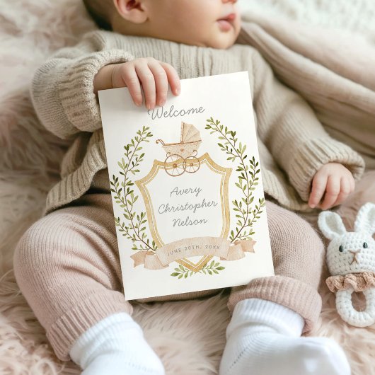 ベビーキャリッジクレスト |中立病院の標識 案内状