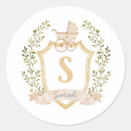 ベビーキャリッジモノグラムS |ニュートラル ラウンドシール