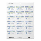 ベビーキャリッジ住所 シール (フルシート)