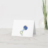 ベビーキャリッジ&ラトルベビーサンキューカード サンキューカード (裏面)