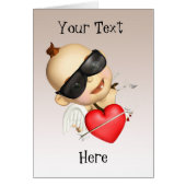 ベビーキューピッドとサングラス (正面)