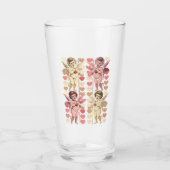 ベビーキューピッドコケットバウレトロバレンティンデー タンブラーグラス (正面)