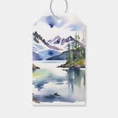 ベビーキューブアドベンチャーを待つbearly wait bear cub adventureその赤 ギフトタグ (裏面)