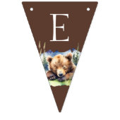 ベビーキューブアドベンチャーを待つbearly wait bear cub adventureその赤 バンティングフラッグ (第2の旗)