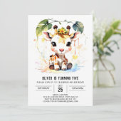 ベビーキラフェズマジカル誕生日 招待状 (スタンド正面)