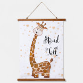 ベビーキラフドリームビッググロウワイズ子供部屋ウォールアート 吊り下げ型タペストリー (正面2)