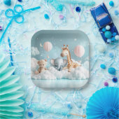 ベビーキリンと彼の友人 ペーパープレート (パーティー)