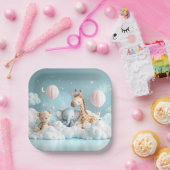 ベビーキリンと彼の友人 ペーパープレート (パーティー)