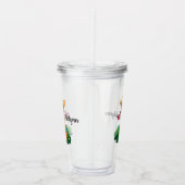 ベビーキリンと蝶 アクリルタンブラー (右)