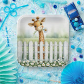 ベビーキリンデイジー ペーパープレート (パーティー)