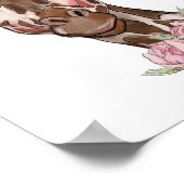 ベビーキリンバラパーソナライズされたポスター |壁のプリント ポスター (角)