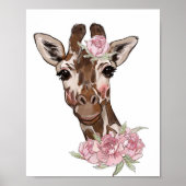 ベビーキリンバラパーソナライズされたポスター |壁のプリント ポスター (正面)
