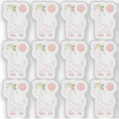 ベビーキリンフローラクラウン子供部屋スクラップブック シール (正面)