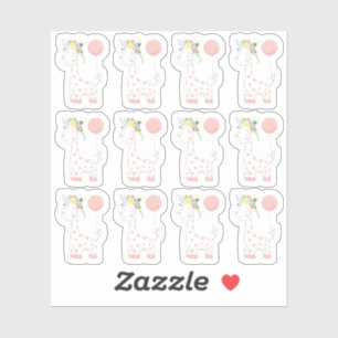 ベビーキリンフローラクラウン子供部屋スクラップブック シール