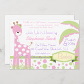 ベビーキリンベビーシャワー招待状 招待状 (正面/裏面)