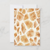 ベビーキリン可愛モダンいリトルサンキュー サンキューカード (裏面)