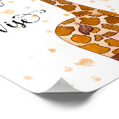 ベビーキリン子供部屋プリント成長ワイズキュートトレンディー ポスター (角)