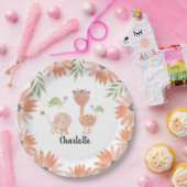 ベビーキリン水カラーハンド絵を描 ペーパープレート (パーティー)